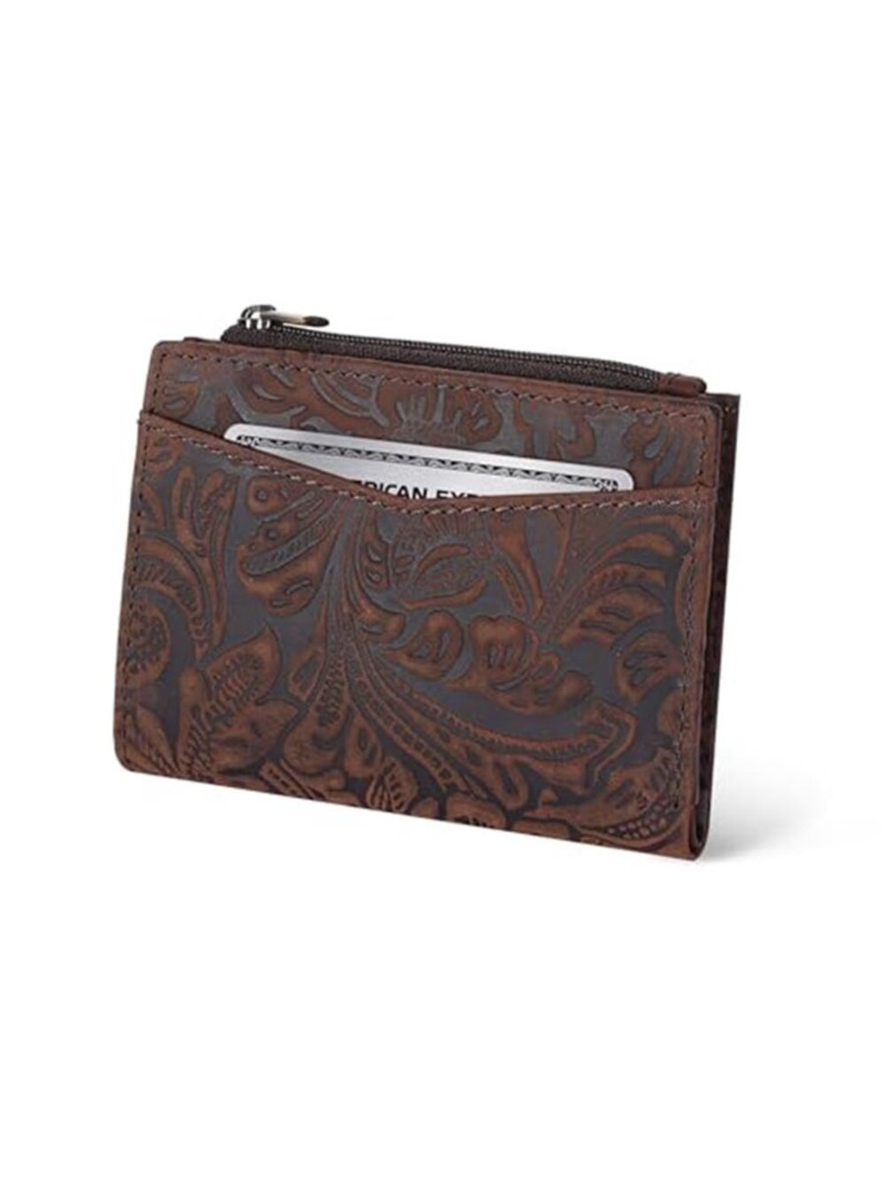 Womens Genuine Leather Bifold Wallet RFID Blocking Slim Card Holder Coin Pocket